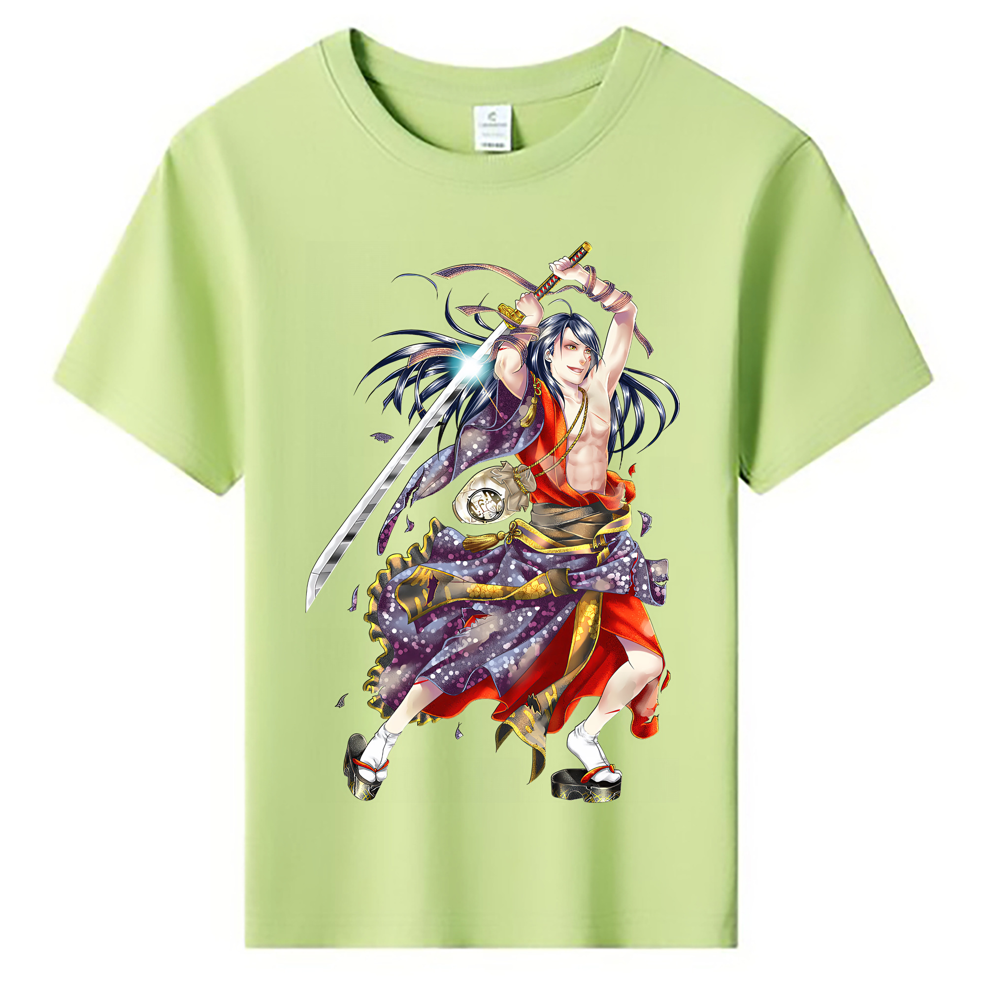 （画像用） 刀剣乱舞 Touken Ranbu 綿100％キッズTシャツ（フロントプリント）